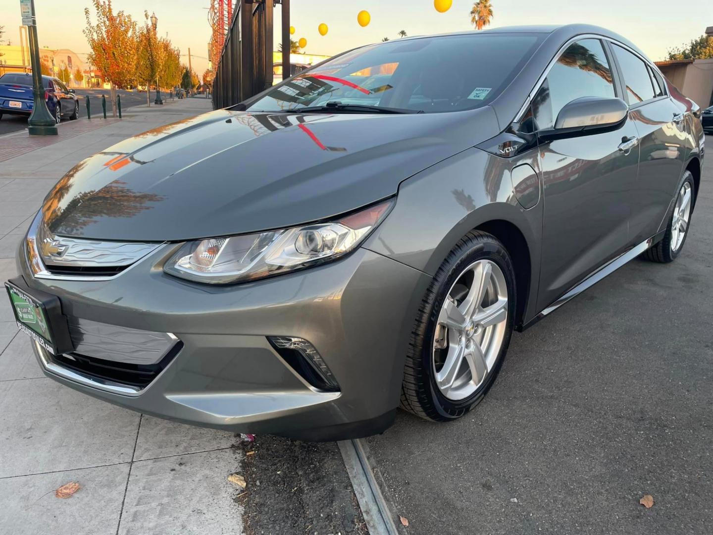 2017 GRAY /BLACK Chevrolet Volt (1G1RC6S58HU) , located at 744 E Miner Ave, Stockton, CA, 95202, (209) 944-5770, 37.956863, -121.282082 - Photo#3